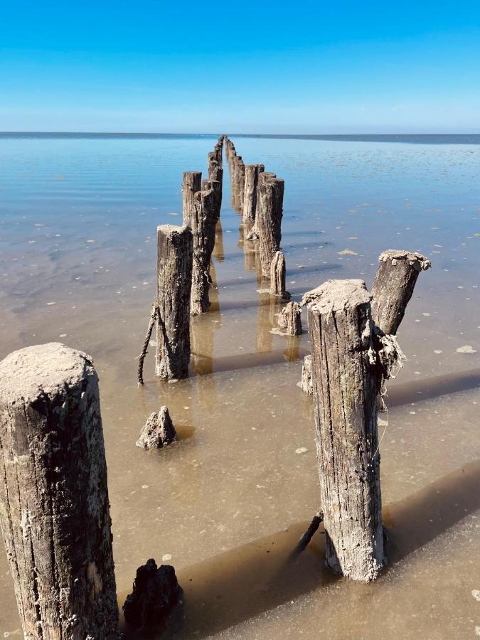 Ferienwohnung „Deichgeflüster“ nahe der Nordsee Marne Exterior foto